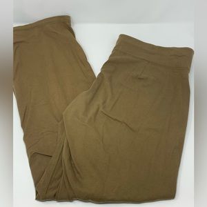 Eileen Fisher Women’s Olive Green Organic Cotton Lounge Pants Sz Medium P3